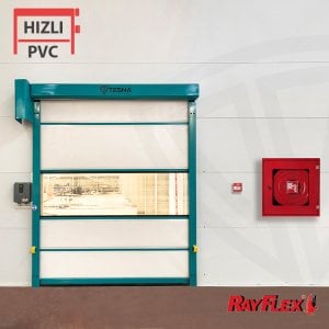 400x350cm Rayflex Uniroll Sarmal Tip Hızlı Pvc Kapı Seti