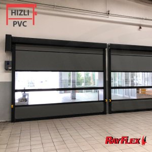 400x350cm Rayflex Uniroll Sarmal Tip Hızlı Pvc Kapı Seti