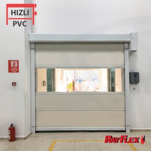 400x350cm Rayflex Uniroll Sarmal Tip Hızlı Pvc Kapı Seti