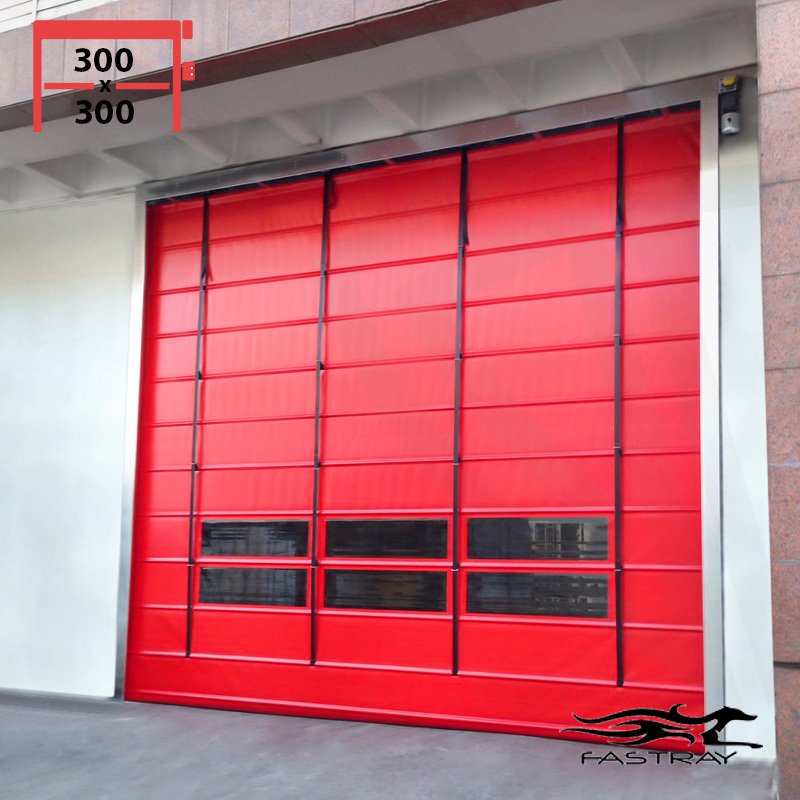 300x300cm Fastray Katlanır Tip Hızlı Pvc Kapı Seti