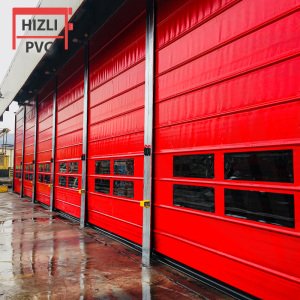 300x350cm Fastray Katlanır Tip Hızlı Pvc Kapı Seti