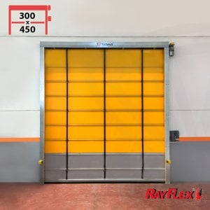 300x450cm Rayflex Unifold Katlanır Tip Hızlı Pvc Kapı Seti
