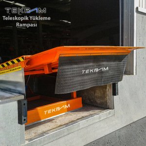 200x250cm Tekram Teleskopik Yükleme Rampası 8 Ton