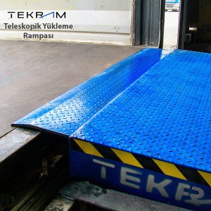 200x250cm Tekram Teleskopik Yükleme Rampası 8 Ton