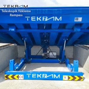 200x250cm Tekram Teleskopik Yükleme Rampası 8 Ton