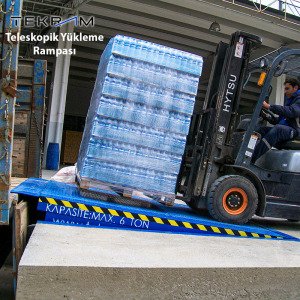200x250cm Tekram Teleskopik Yükleme Rampası 10 Ton