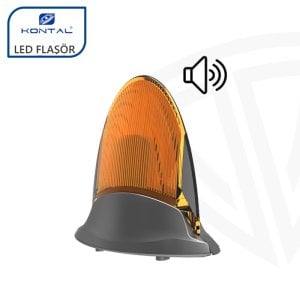 Kontal Led Flaşör 24V / 230V (Sirenli)