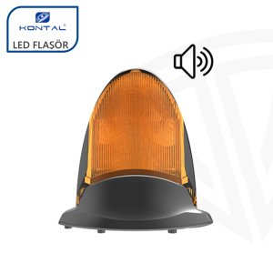 Kontal Led Flaşör 24V / 230V (Sirenli)