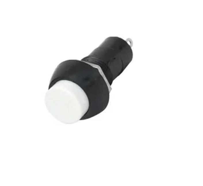 IC-186 Beyaz Plastik Anahtarlı Buton 12mm PBS-11A