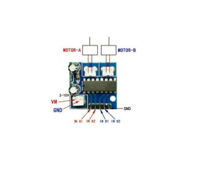 Çift Kanal 2.5A DC Motor Sürücü Kartı H Köprülü PWM Hız Kontrolü