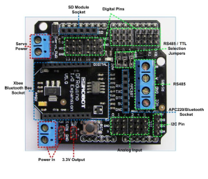 Arduino XBee ve IO Genişleme Shield