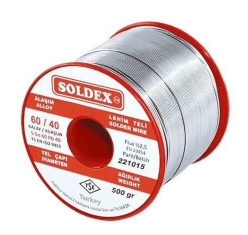 Soldex Lehim Teli 500 Gr 1.6mm Sn:60 - Pb:40 60/40