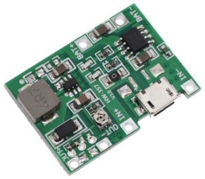 TP4056 2A Lipo - Li Ion Micro USB Pil Şarj Devresi + Voltaj Yükseltici Devre kartı
