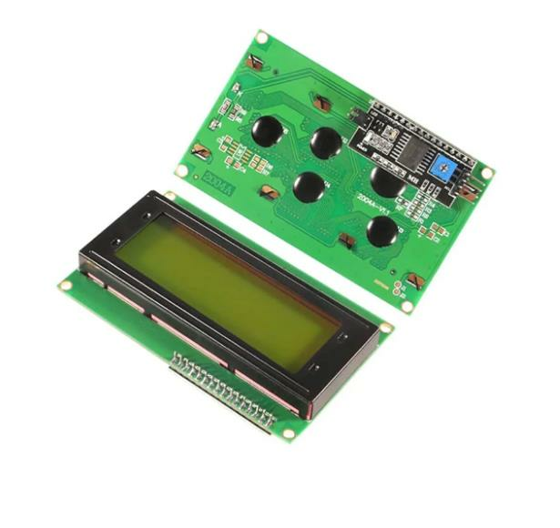 LCD 20x4 Yeşil Ekran I2C Display