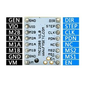 TMC2208 Step Motor Sürücü Kartı V1.0