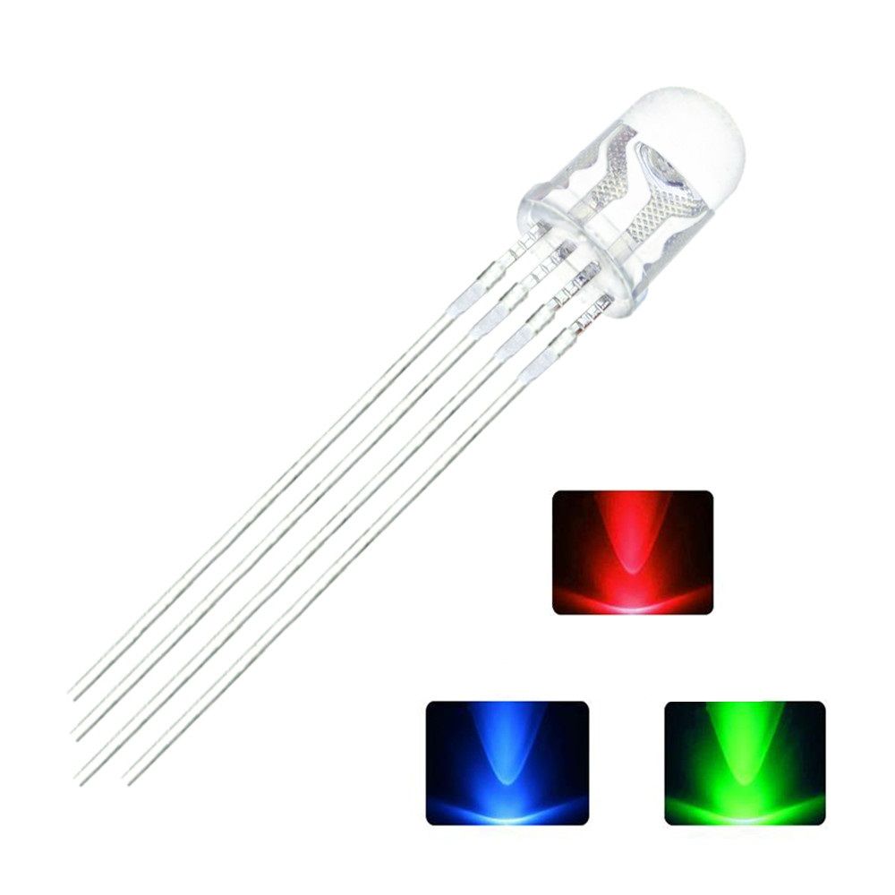 RGB Led 5mm Ortak Katot Common Cathode Katod