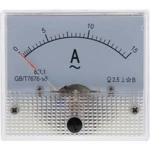 Ampermetre Analog 15A Gösterge 32x28mm