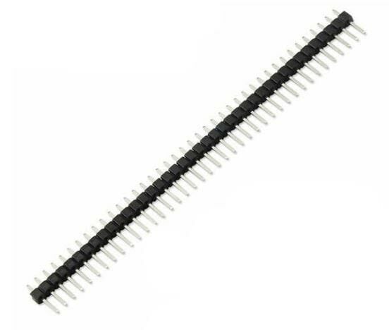 Header Erkek 1x40 tek sıra 180 derece 2.54mm Male