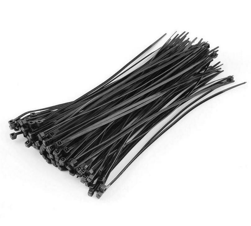 Plastik Kablo Bağı Siyah 250x3,6mm (100Adet)