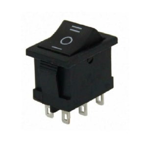 IC-123-6  Mini Işıksız Anahtar On-Off-On 6P