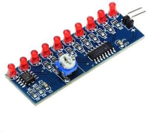 Yürüyen ışık DIY Kiti Demonte SMD NE555 + CD4017 (10 lu yürüyen ışık)