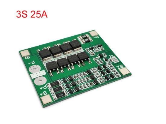 3S 25A 11,1V BMS Koruma Kartı Lityum Batarya 18650 Li-ion Lipo Protection Module