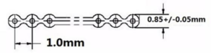 10 Pin Flat Kablo - 1 Metre