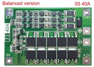 3S 40A 12.6V BMS Koruma Kartı Lityum Batarya 18650 26650 Li-ion Lipo Protection Module