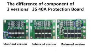 3S 40A 12.6V BMS Koruma Kartı Lityum Batarya 18650 26650 Li-ion Lipo Protection Module