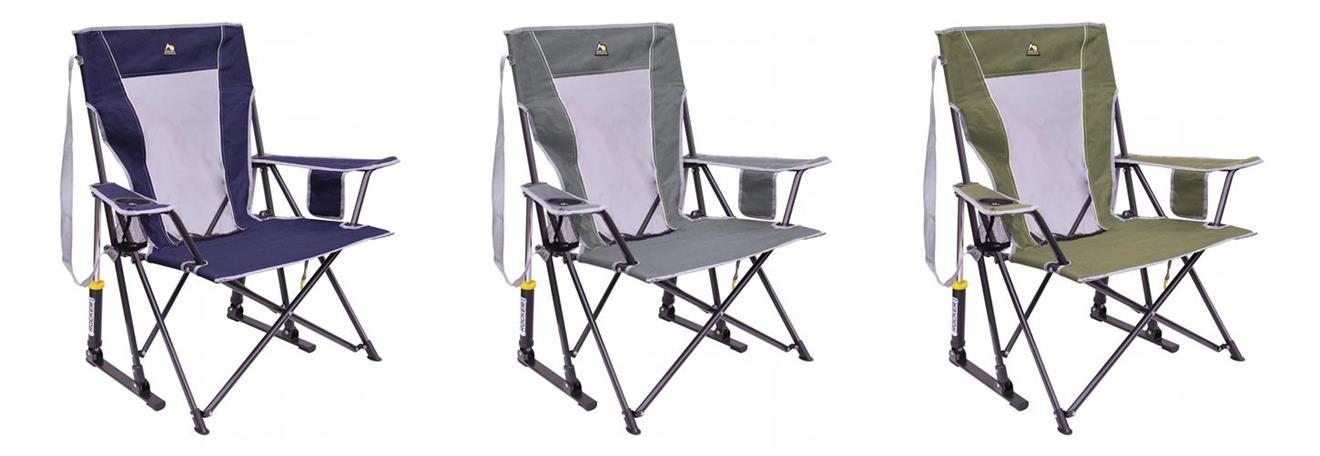 Gci Outdoor Comfort Pro Rocker™ Amortisörlü Katlanır Kamp Sandalyesi GRİ
