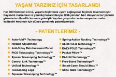 Gci Outdoor Comfort Pro Rocker™ Amortisörlü Katlanır Kamp Sandalyesi GRİ