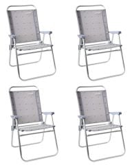 CAMPOUT 4'LÜ PLAJ SANDALYE SET