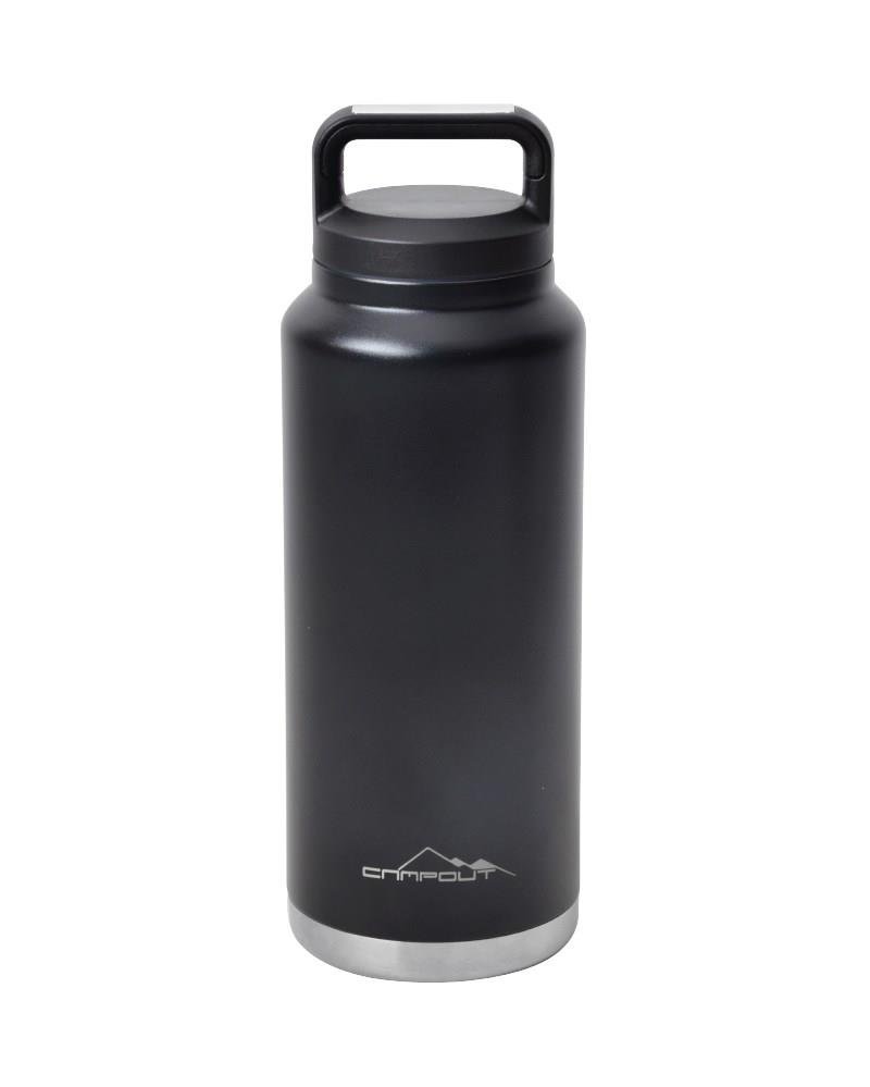 NURGAZ CAMPOUT ÇİFT KATMANLI TERMOS 1000 ML SİYAH