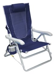 Gci Outdoor Backpack Beach Chair™ 4 Kademeli Katlanır Plaj Sandalyesi Deniz Mavisi