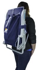 Gci Outdoor Backpack Beach Chair™ 4 Kademeli Katlanır Plaj Sandalyesi Deniz Mavisi