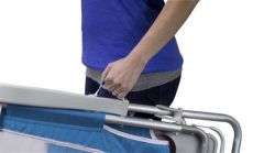 Gci Outdoor SunShade Big Surf 4 Kademeli Güneşlikli Katlanır Plaj Sandalyesi Mavi