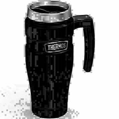 THERMOS SK 1000 ÇELIK MUG TERMOS 470ML. MAT SIYAH