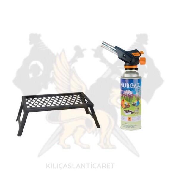 NURGAZ MİNİ ATEŞ ÜSTÜ IZGARA FİREBİRD TORCH SET