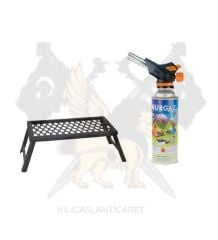 NURGAZ MİNİ ATEŞ ÜSTÜ IZGARA FİREBİRD TORCH SET