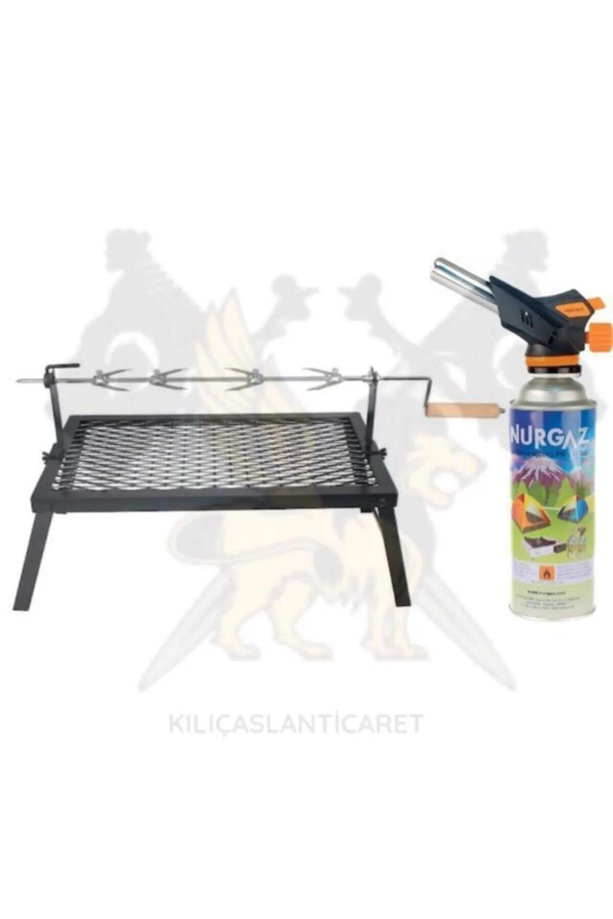 NURGAZ ATEŞ ÜSTÜ BÜYÜK BOY IZGARA FİREBİRD TORCH SET