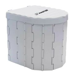 adfox Bi-Pot Katlanır Portatif Kamp Tuvaleti [WC] GRİ