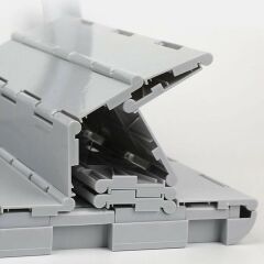 adfox Bi-Pot Katlanır Portatif Kamp Tuvaleti [WC] GRİ