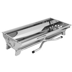 Madfox Grillmate Portatif Katlanır BBQ Mangal SİLVER