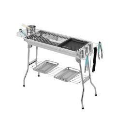 Madfox Grillmate Portatif Katlanır BBQ Mangal SİLVER