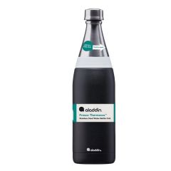 Aladdin Fresco Thermavac Paslanmaz Çelik Su Şişesi 0.60 LT Siyah