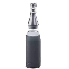 Aladdin Fresco Thermavac Paslanmaz Çelik Su Şişesi 0.60 LT Gri