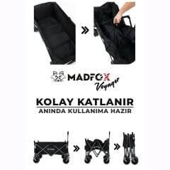 Madfox Voyager Katlanır Çok Amaçlı Yük Taşıma Arabası [Vagon]