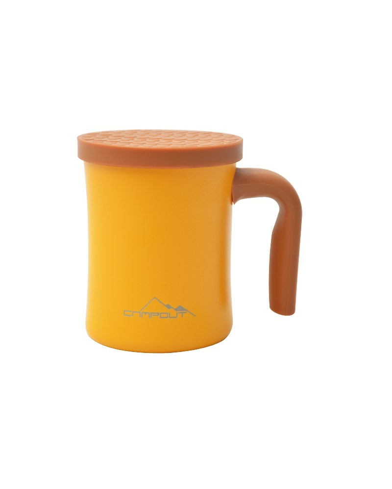 CAMPOUT ÇİFT KATMANLI TERMOS KUPA SARI