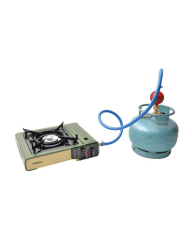 TEKLİ PORTATİF OCAK + HORTUM DEDANTÖR SET