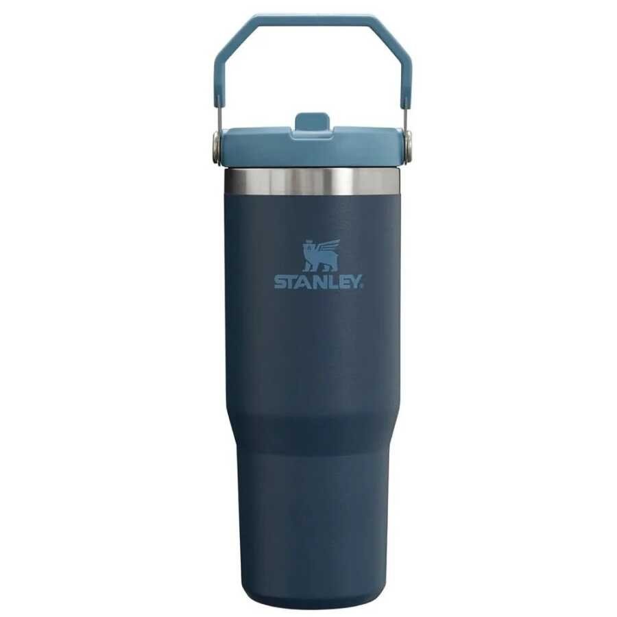 Stanley Flip Straw Tumbler Pipetli Termos Bardak 0,89 LT Navy